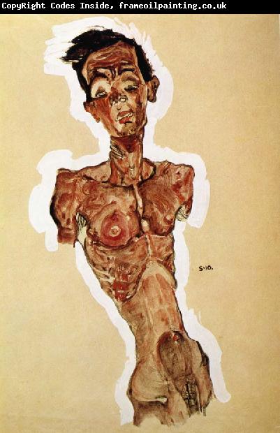 Egon Schiele Nude Self portrait